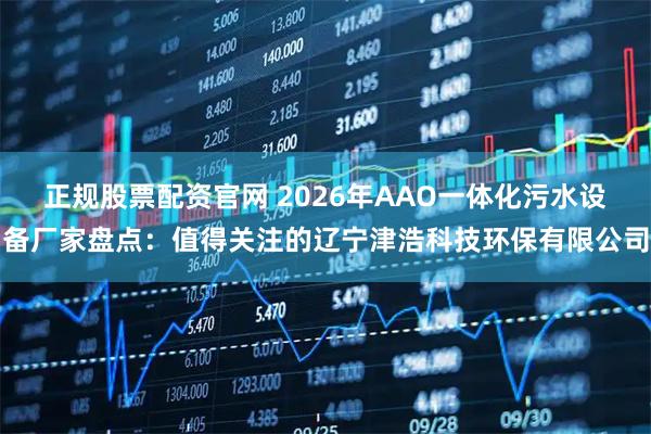 正规股票配资官网 2026年AAO一体化污水设备厂家盘点：值得关注的辽宁津浩科技环保有限公司
